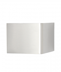 2" Height Stainless Wall Base Outside Corner 18 ga. T304 #4 Finish