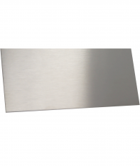 4" Height  x 96" Lg Stainless Wall Base 18 ga. T304 #4 Finish