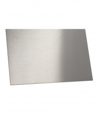 6" Height  x 96" Lg Stainless Wall Base 18 ga. T304 #4 Finish