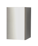 4" Height Stainless Wall Base Outside Corner 18 ga. T304 #4 Finish